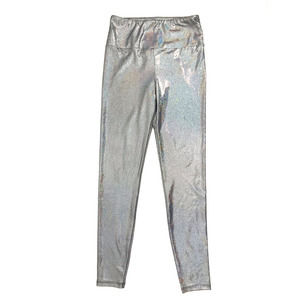 Forever 21 Metallic Silver Iridescent Leggings Size S